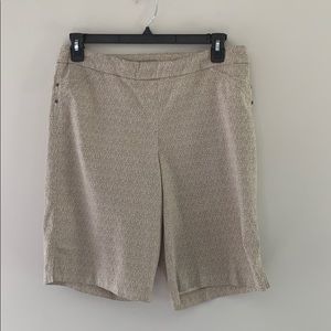 Walking, pull on, elastic waist, shorts.